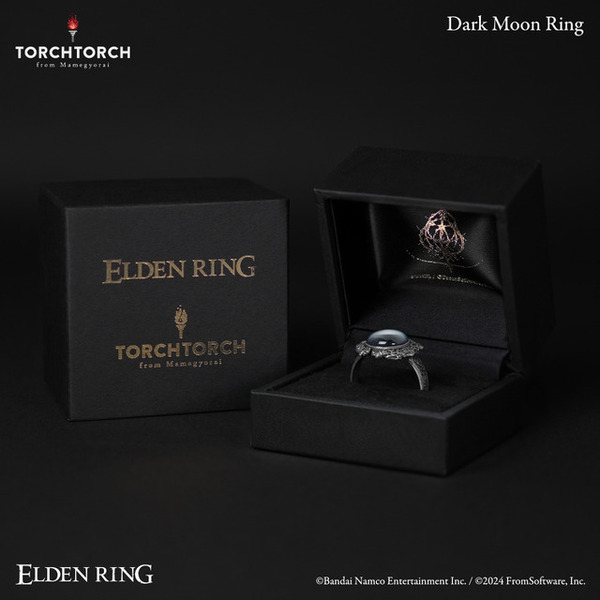 「ELDEN RING」商品完全再現！與魔女拉妮相關的 TORCH TORCH 合作配件「闇月戒指」即將商品化