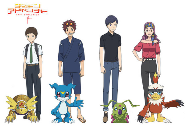 Digimon的電影版本的新作品“ Last Evolution Kizuna”，“ 02”角色出現了！ 成人外觀和新演員發行